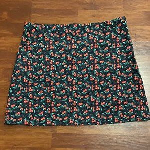 NEVER BEEN WORN- Cherry Print Skirt- 0X